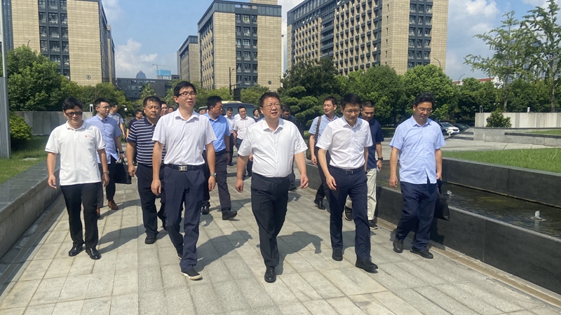 陜西省科學技術(shù)協(xié)會領(lǐng)導到訪浙農(nóng)科創(chuàng)園