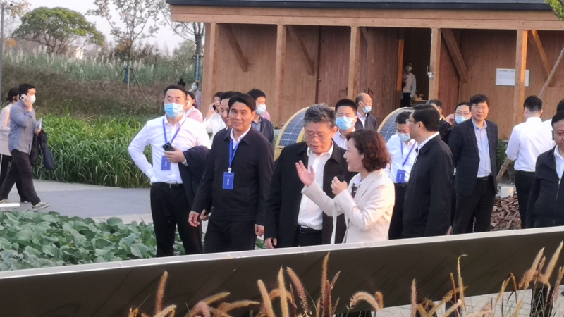 國(guó)家發(fā)改委黨組成員郭蘭峰、浙江省常務(wù)副省長(zhǎng)徐文光一行調(diào)研浙農(nóng)嘉善萬(wàn)畝水稻種植示范區(qū)